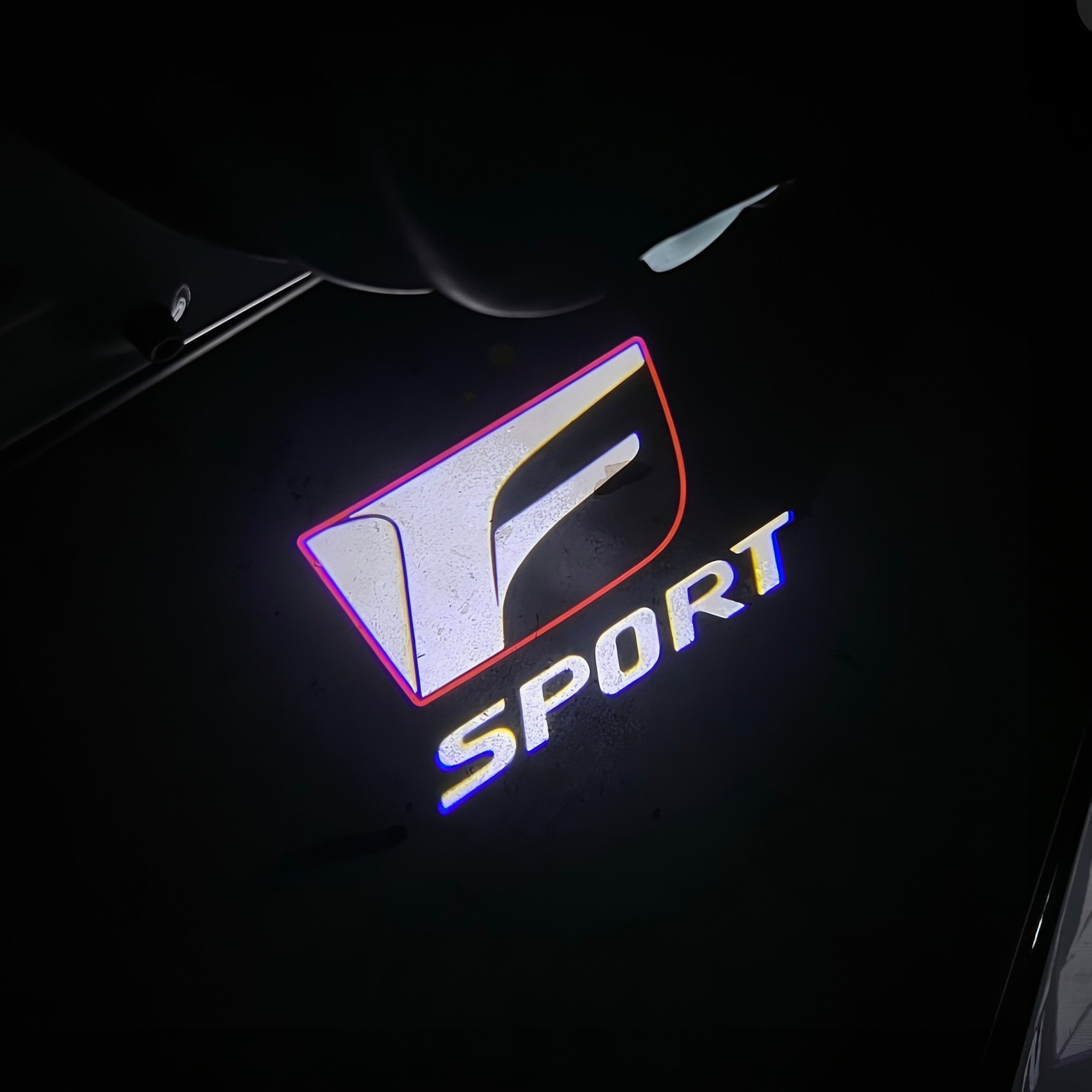 Lumières LED pour logo de voiture