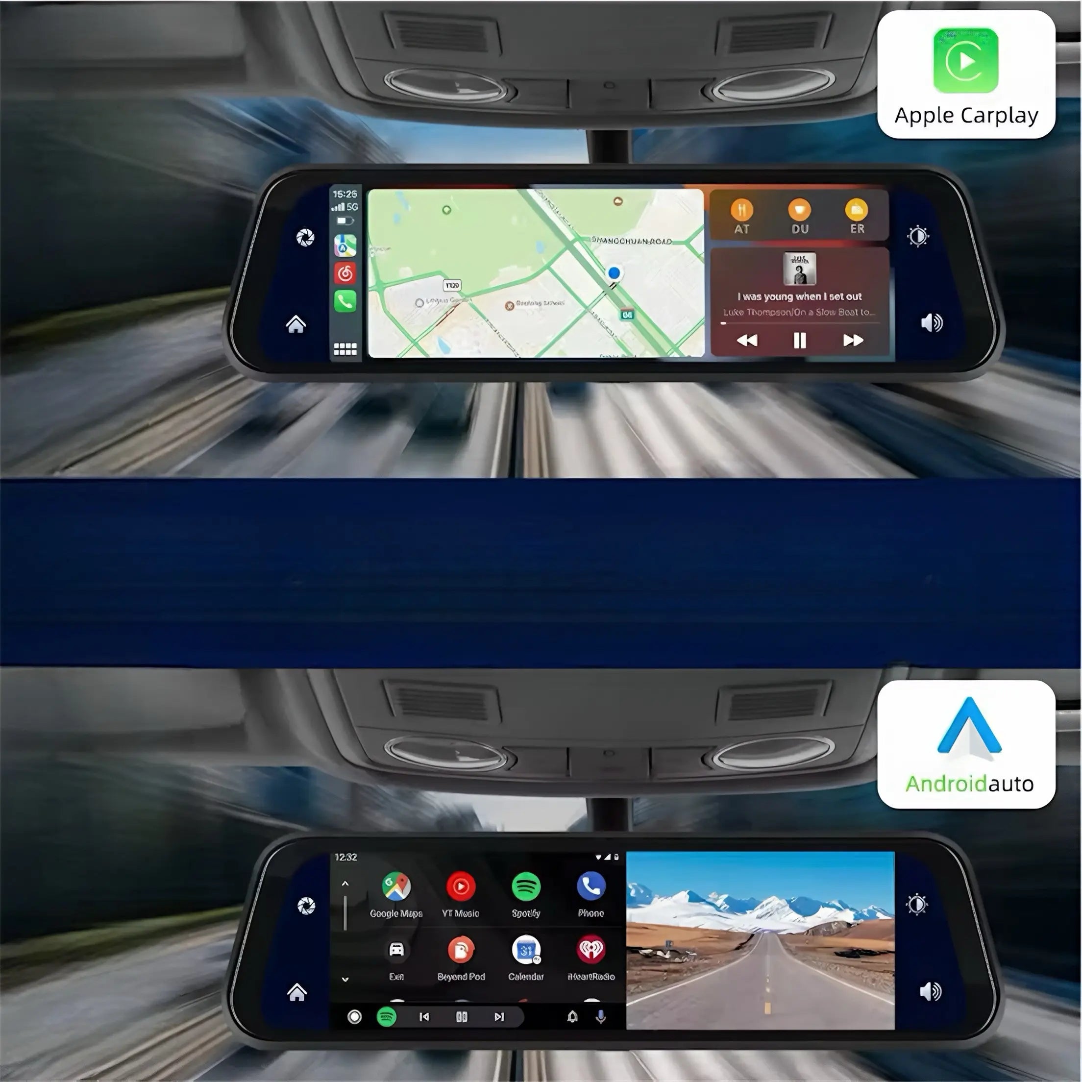 rétroviseur intérieur CarPlay